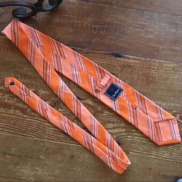 NWOT David Donahue Tie Linen/Silk Blend - Picture 3 of 8